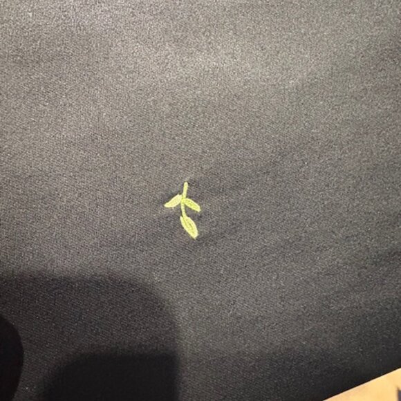 Vintage Chunn Paris Handmade in France Black Silk with Floral Embroidery Clutch - Picture 4 of 9